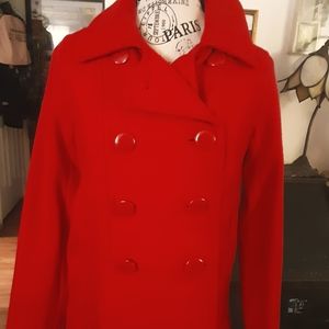 FOREVER 21 RED COAT